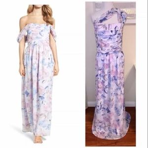 Plum Pretty Sugar convertible strap maxi dress